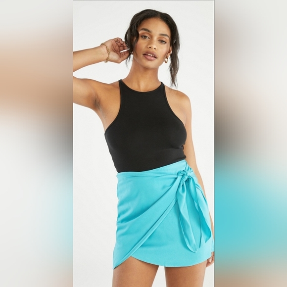 Mini Wrap Skirt Sz S MSRP $49.95 - Picture 2 of 6